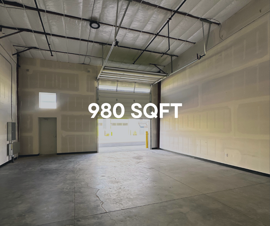 WorkBay warehouse unit 980 square feet