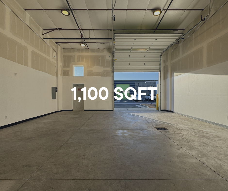 WorkBay warehouse unit 1100 square feet