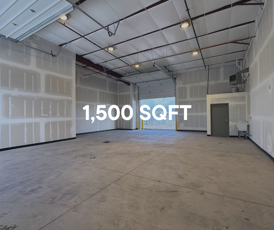 WorkBay warehouse unit 1500 square feet