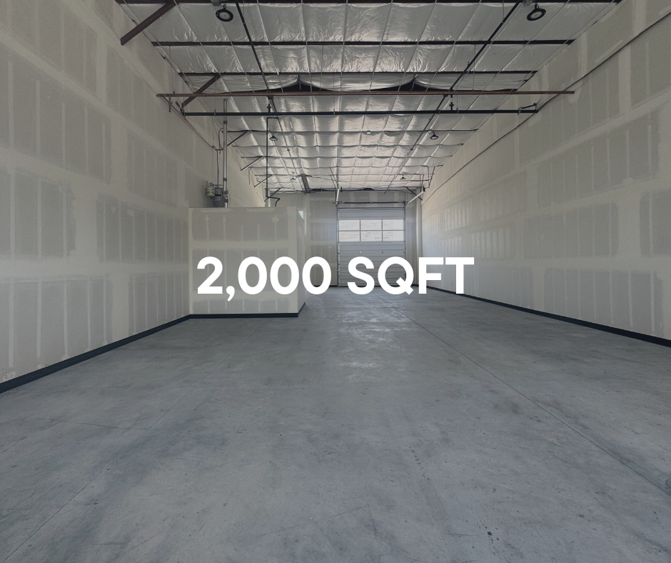 WorkBay warehouse unit 2000 square feet