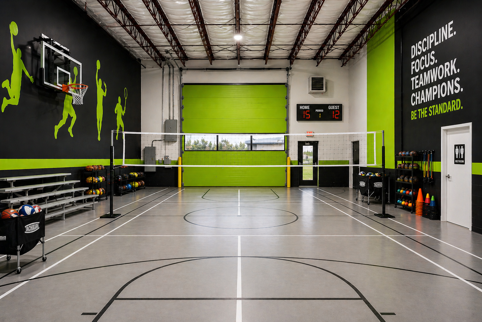 Health and wellness studio in a WorkBay unit