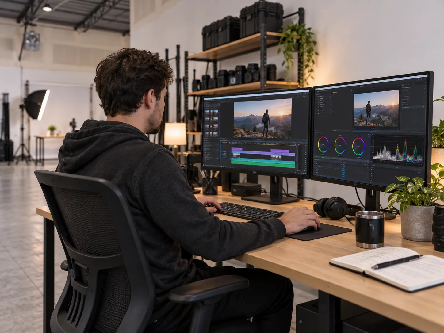 Digital services workspace inside a WorkBay unit